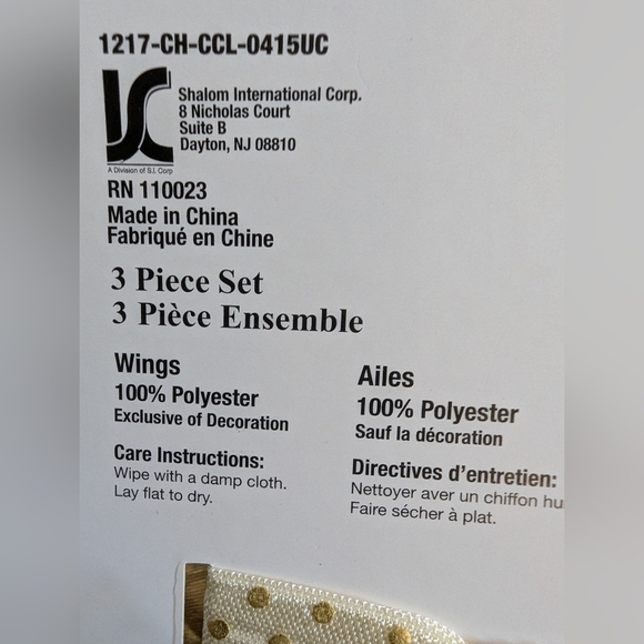 NWT Elly & Emmy 3pc Angel Tutu Set Size Up To 12 Months. - Picture 12 of 12